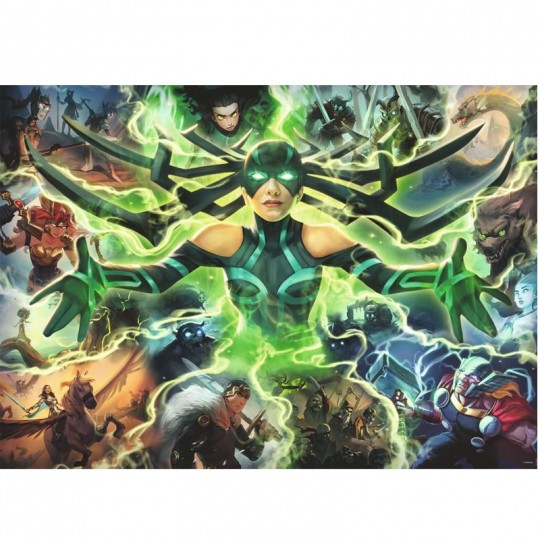Puzzle Marvel Villainous 1000 pcs - Hela Ravensburger - 2