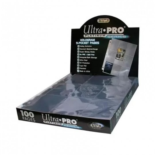 Ultra-pro : 100 feuilles de classeur silver - Boutique BCD JEUX