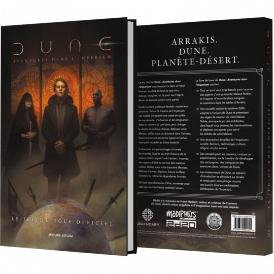 Dune : Aventures dans l'Imperium - Livre de base Arkhane Asylum Publishing - 2