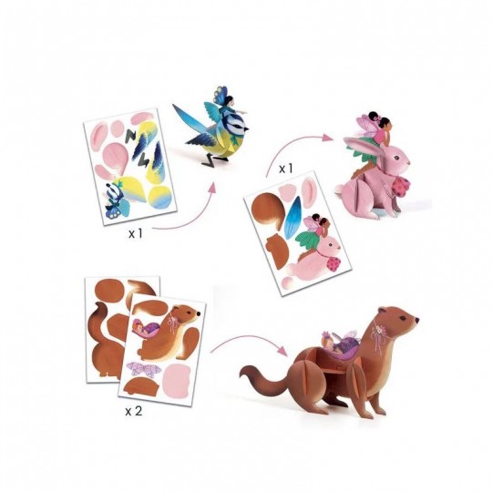 Fairy Box coffret 6 activités créatives - Djeco Djeco - 4