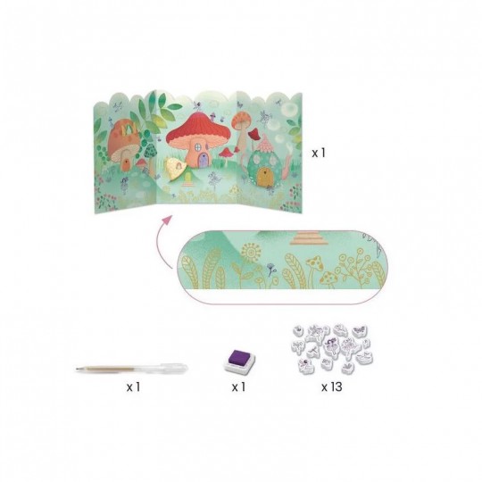 Fairy Box coffret 6 activités créatives - Djeco Djeco - 6