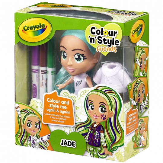 Poupée Color'n'style friends Crayola - Jade Crayola - 1