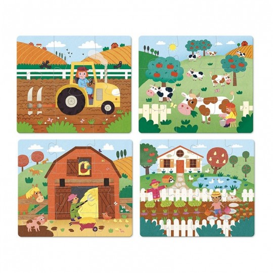 4 Puzzles évolutifs La Ferme - Vilac Vilac - 2