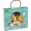 4 Puzzles évolutifs Les Vacances - Vilac Vilac - 1 4 Puzzles évolutifs Les Vacances - Vilac Vilac - 1