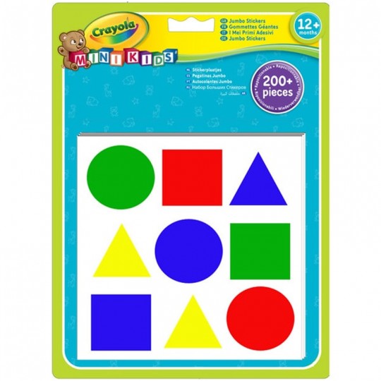 Gommettes géométriques Géantes Crayola Crayola - 1