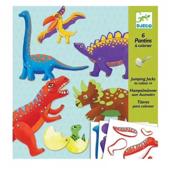 Petits pantins dinos - Djeco Djeco - 1