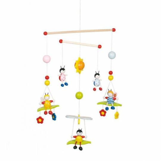 Mobile 3D abeilles et coccinelles - Goki Goki - 1