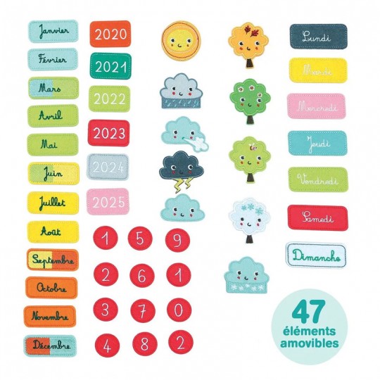 Calendrier basic bleu - Ludi LUDI - 2