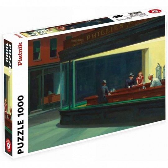 Puzzle Edward Hopper -  Nighthawks - 1000 pcs Piatnik - 1