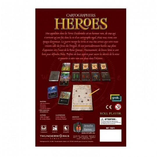 Cartographers Heroes Thunderworks Games - 2