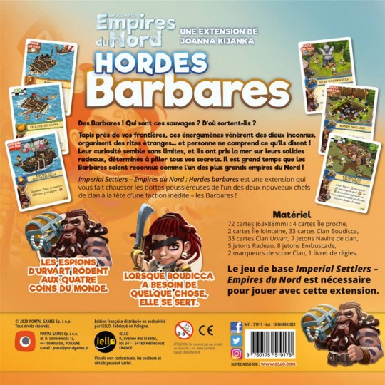 Extension Hordes Barbares - Impérial Settlers : Empires du Nord iello - 2
