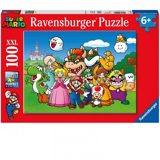 Puzzle Super Mario Fun - 100 pcs XXL Ravensburger - 1