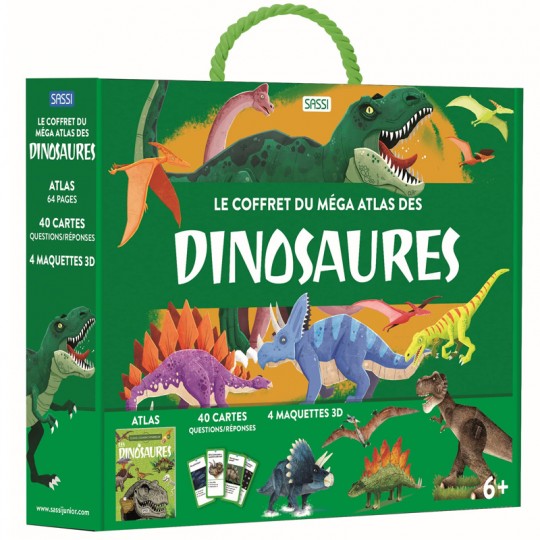 Le Coffret Méga Atlas des dinosaures Sassi - 2