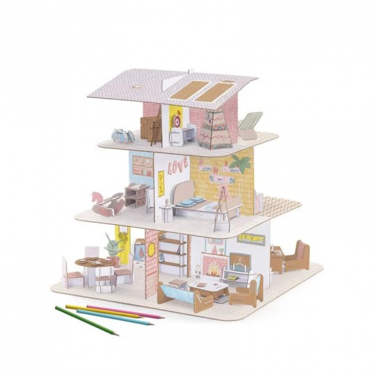 Kit DIY Maison de poupées - Djeco Djeco - 1