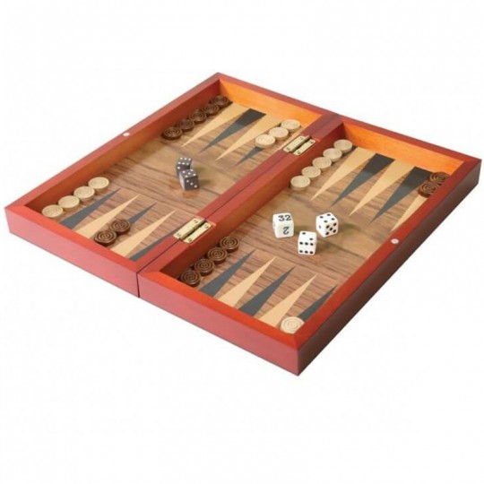Backgammon en bois Pliable - Ambassador Ambassador - 1