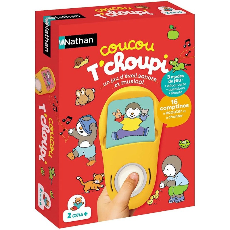 Coucou T'choupi - Nathan - Un jeu Nathan - Boutique BCD JEUX