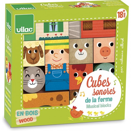 Cubes sonores de la ferme - Vilac Vilac - 1