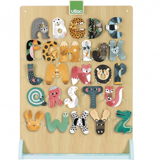Lettres en bois de Michelle Carlslund - Vilac Vilac - 2