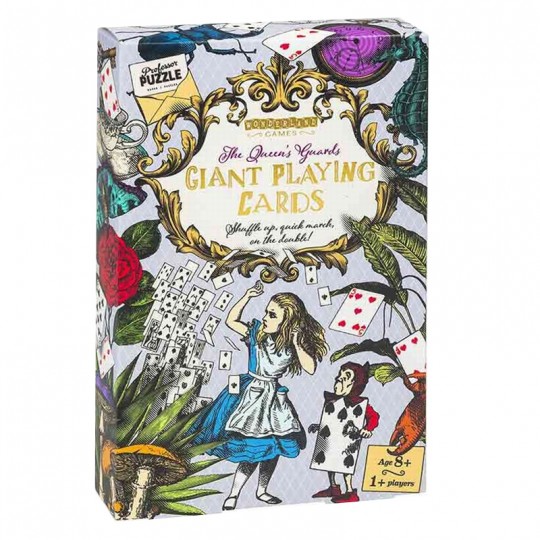 Cartes à jouer géantes XXL - The Queen's Guards Alice Professor Puzzle - 1