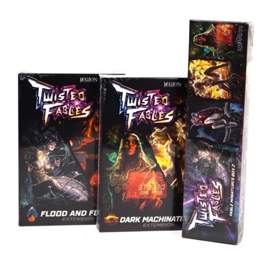 Twisted Fables : Flood and Flames + Dark Machinations + Pack 2 (Figurines bonus) Diemension Games - 1