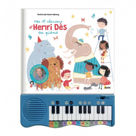 Mon livre piano Henri Dès - Auzou Auzou - 1