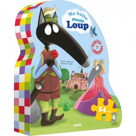 Ma boîte puzzle loup - contes et légendes 54 pcs - Auzou Auzou - 1