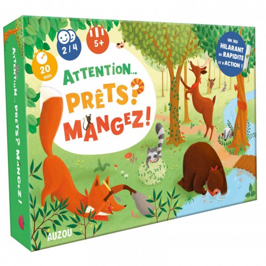 Attention... Prêts ? Mangez ! - Auzou Auzou - 1