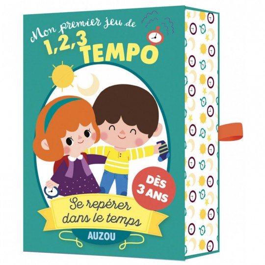 Mon premier jeu de 1, 2, 3 tempo - se repérer dans le temps - Auzou Auzou - 1