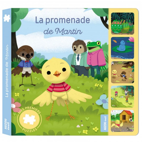 Mes premiers puzzles : La promenade de Martin - Auzou Auzou - 1