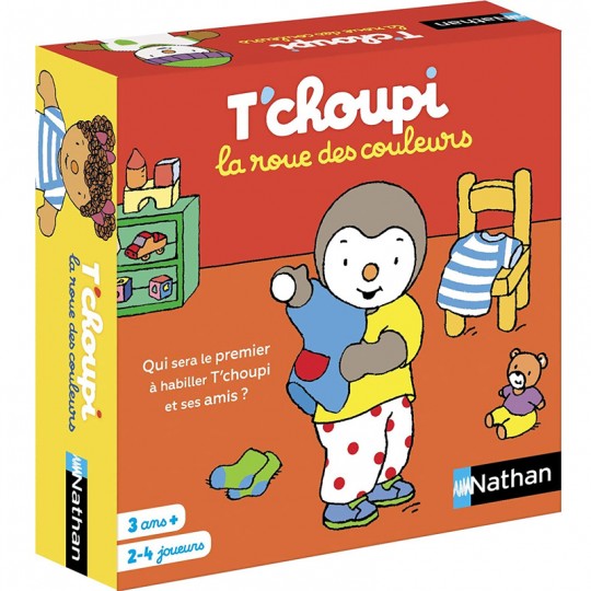 T'choupi : La roue des couleurs - Nathan - Boutique BCD JEUX