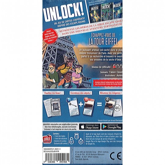 Unlock ! Escape Geeks - La Tour Eiffel Space Cowboys - 3