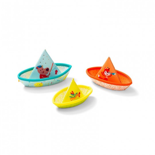 Set de 3 Petits bateaux - Lilliputiens Lilliputiens - 1