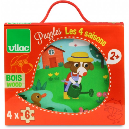 Puzzle Les 4 saisons 6 pcs - Vilac Vilac - 1