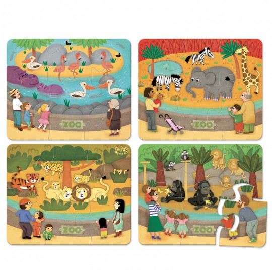 Puzzle Les animaux du zoo 6 pcs - Vilac Vilac - 2