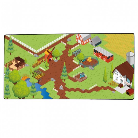 Tapis KIDS - Univers de la ferme (60X120 cm) Offline Distribution - 3