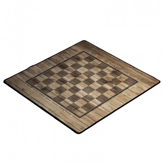 Tapis Échecs Bois (40X40 cm) - Taille 4 Offline Distribution - 1