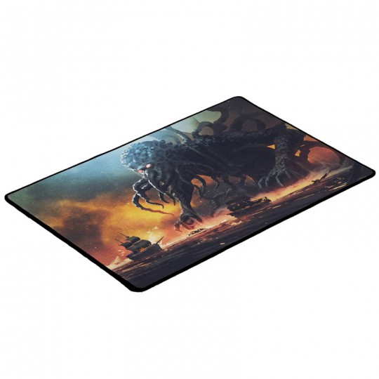 Tapis La destruction de Cthulhu (60X40 cm) - Playmat Offline Distribution - 1