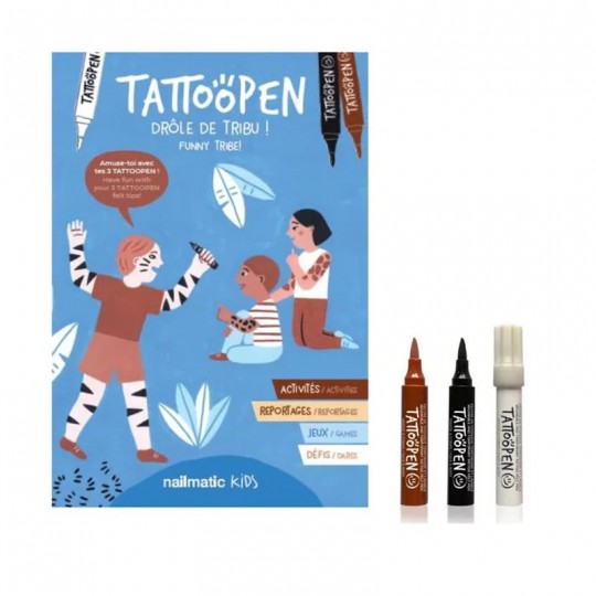 Coffret TATTOOPEN - Drôle de tribu Nailmatic - 2