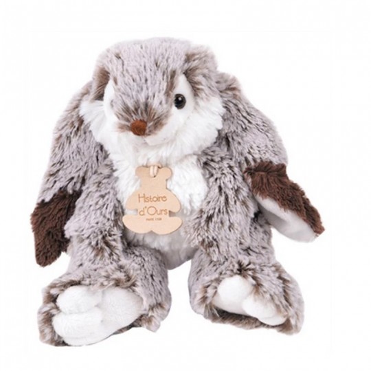 Lapin Marius Gris chaud 20 cm Histoire d'Ours - 1