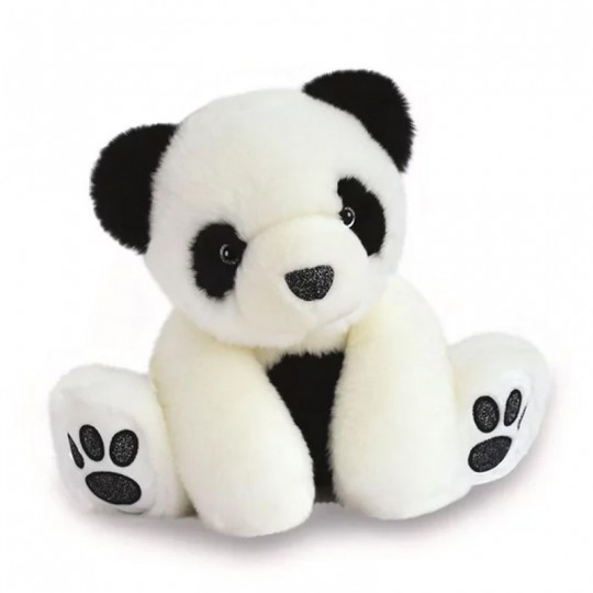 Petite peluche Panda blanc 17 cm Histoire d'Ours - 1