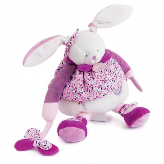 Peluche d'activités Lapin Cerise - Doudou et Compagnie Doudou et compagnie - 1