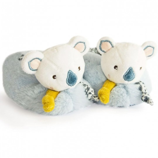 Chaussons hochet Koala - Doudou et Compagnie Doudou et compagnie - 1
