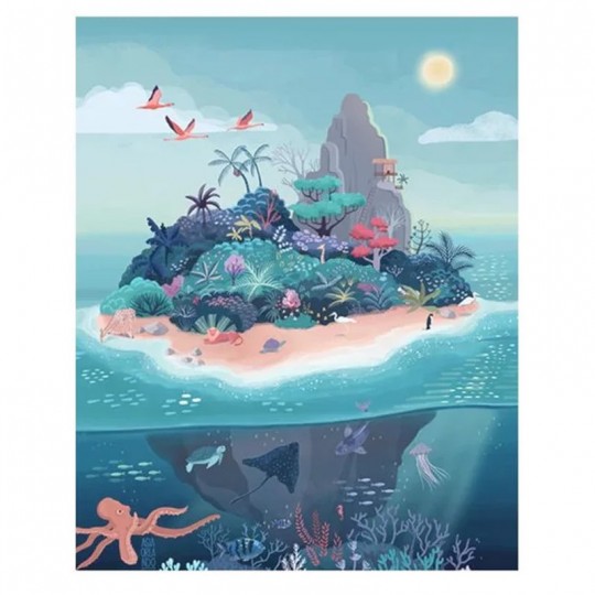 Puzzle l'Île Mystérieuse 2000 pcs - Janod Janod - 1