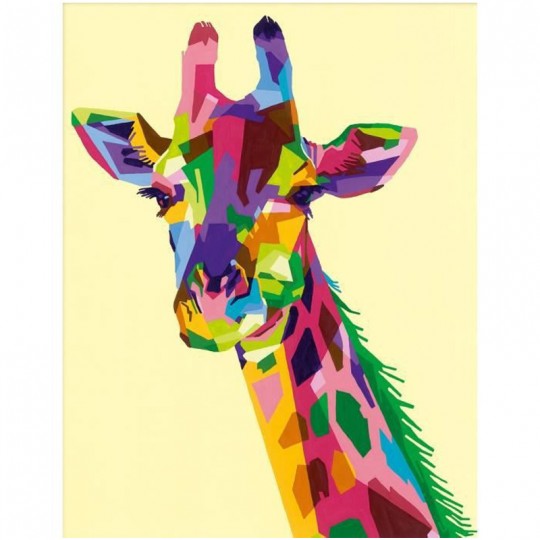 CreArt Girafe - Grand Format - Peinture au numéro Ravensburger - 1