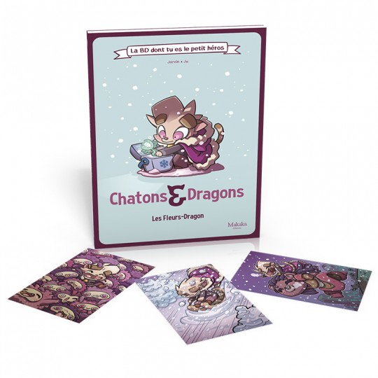 La BD dont tu es le petit héros : Chatons et Dragons - Les fleurs-dragon Makaka Editions - 2
