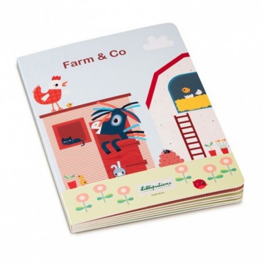FARM and CO - Mon premier livre puzzle - Lilliputiens Lilliputiens - 1