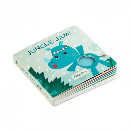 Jungle Jam livre tactile et sonore - Lilliputiens Lilliputiens - 1