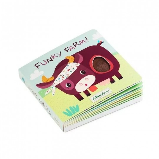 Funky farm livre tactile et sonore - Lilliputiens Lilliputiens - 2