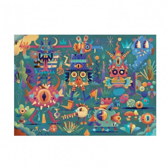 Puzzle La Fête des Monstres 50 pcs - Djeco Djeco - 2