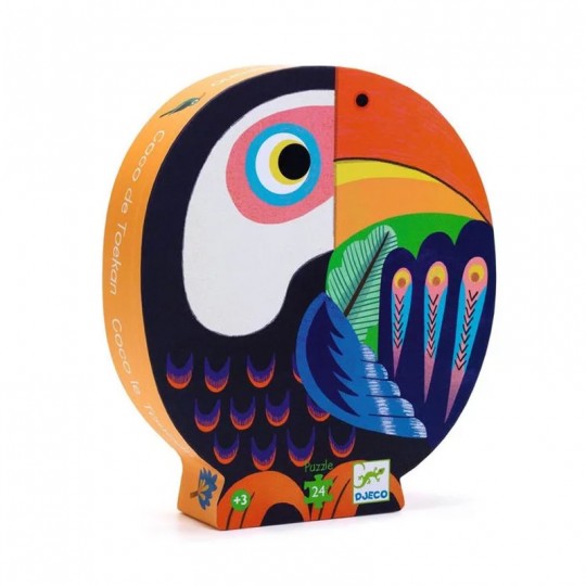 Puzzle Coco le Toucan 24 pcs - Djeco Djeco - 1